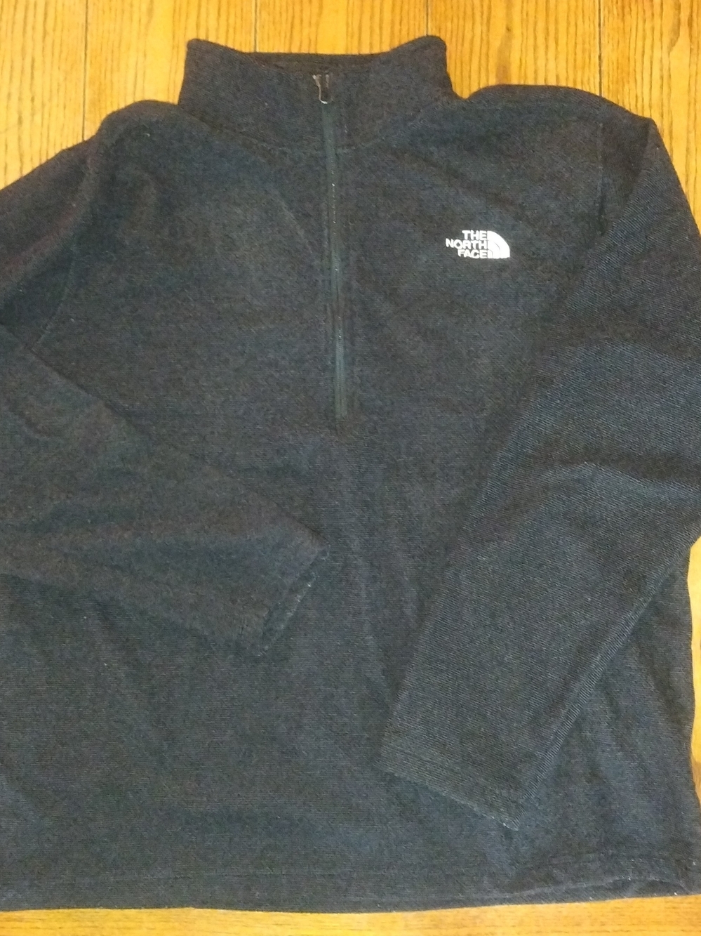 The North Face Men's XXL Textured Cap Rock Dark Gray Half-Zip Sweater Pullover